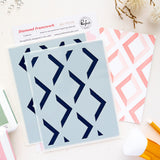 Diamond Framework Stencil