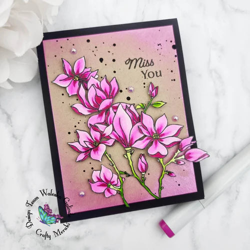 Whimsical Magnolias Meraki Para-Dies 