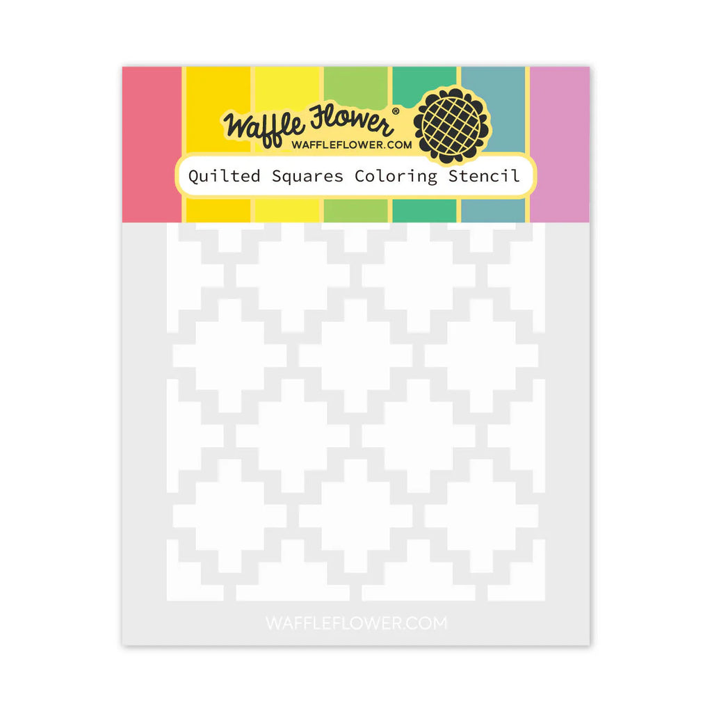 Quilted Squares Stencil