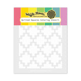 Quilted Squares Stencil