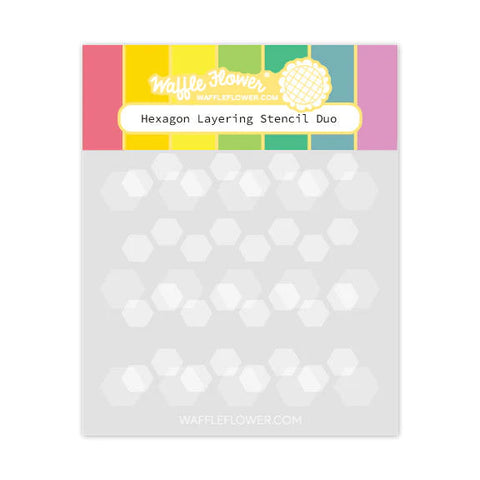 Hexagon Layering Stencil Duo