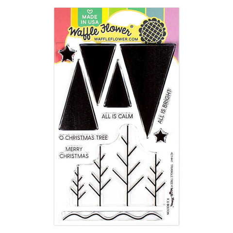 Set de tampons Arbres triangulaires