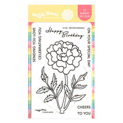     Sketched Marigold Stamp Set