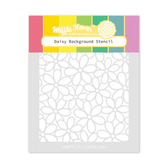 Daisy Background Stencil