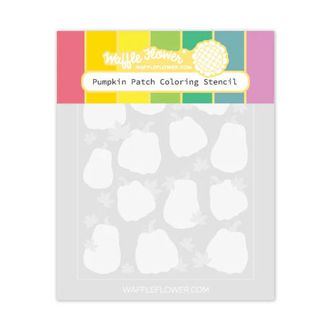 Pumpkin Patch Coloring Stencil