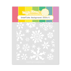 Snowflake Background Stencil