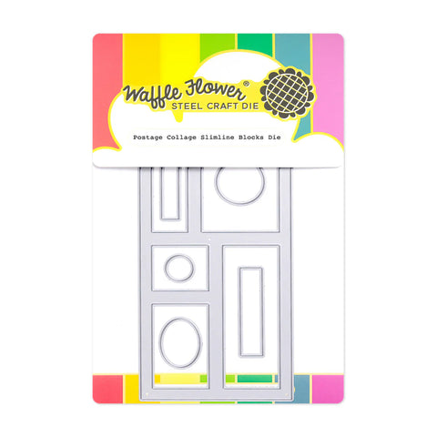 Postage Collage Slimline Blocks Die
