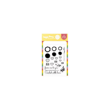Postage Collage Mini Seals Stamp Set