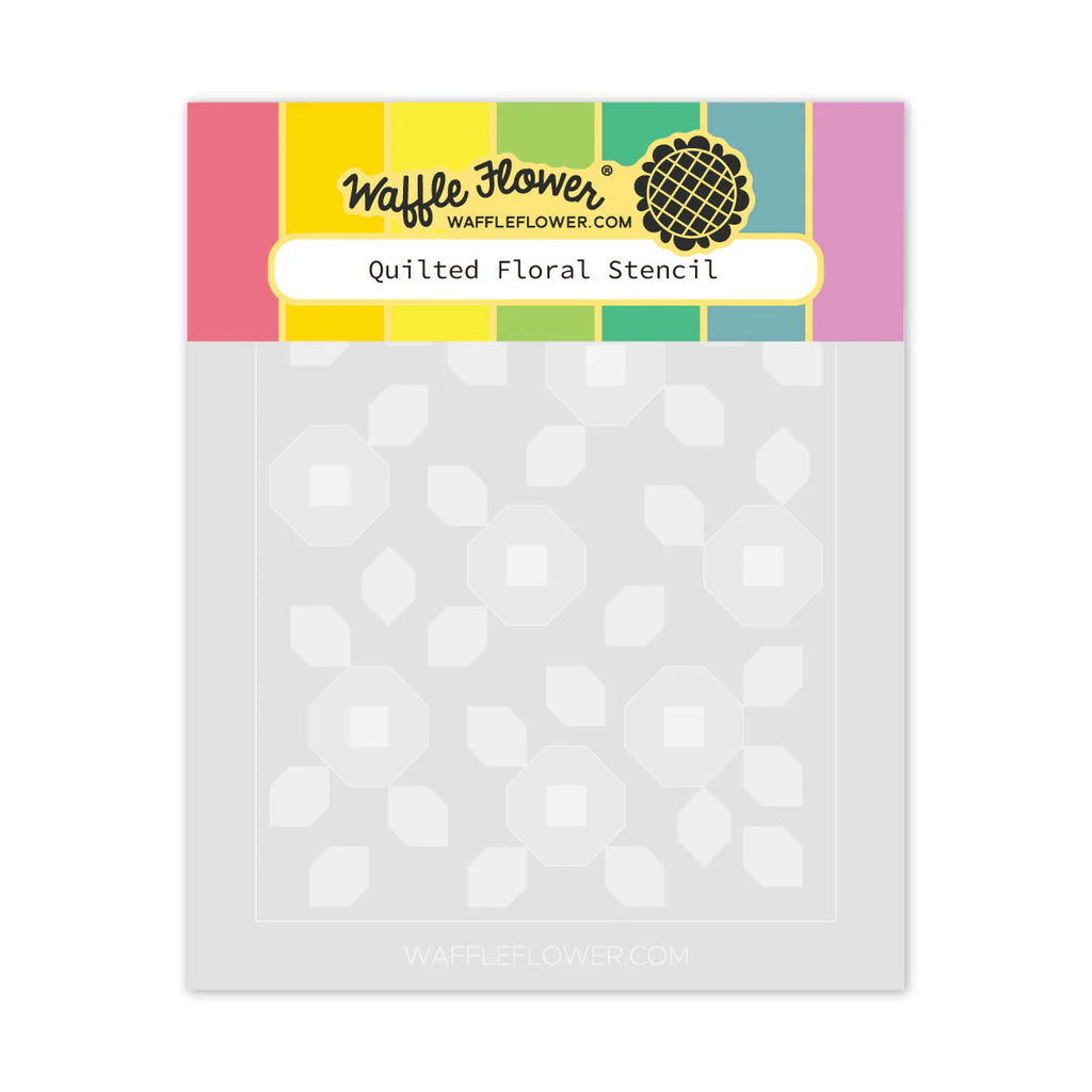 Quilted Floral Stencil