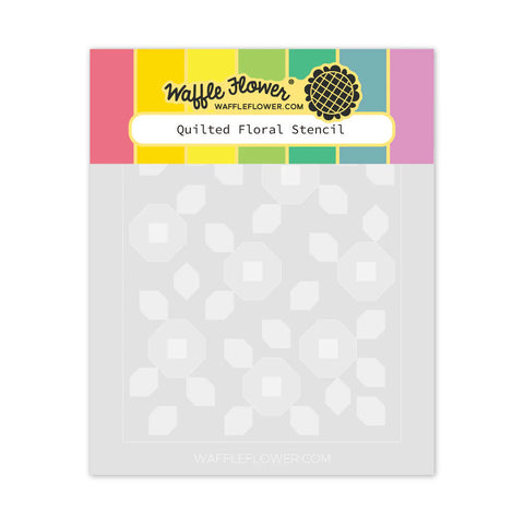 Quilted Floral Stencil