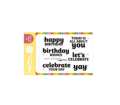 Happy Birthday Stamp Set