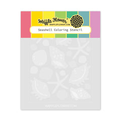 Seashell Coloring Stencil