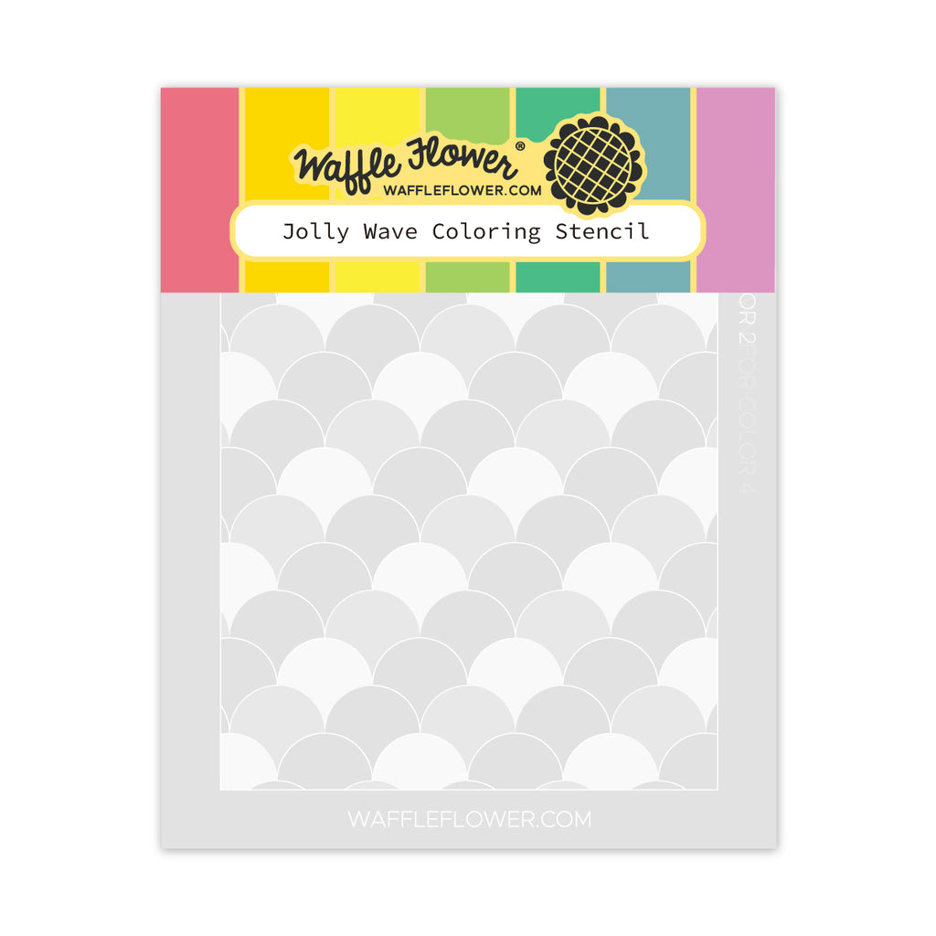 Jolly Wave Coloring Stencil