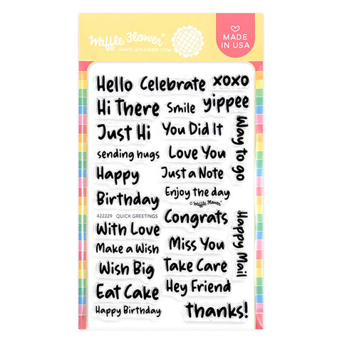 Quick Greetings Stamp Set