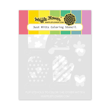 Just Mitts Coloring Stencil