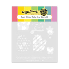 Just Mitts Coloring Stencil