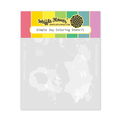 Simple Joy Coloring Stencil
