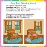 Cozy Spot Coloring Stencil