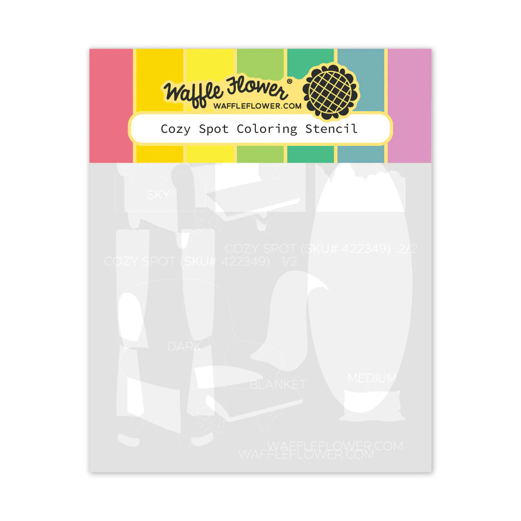Cozy Spot Coloring Stencil