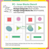 Postage Collage Inner Blocks Stencil