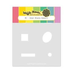 Postage Collage Inner Blocks Stencil