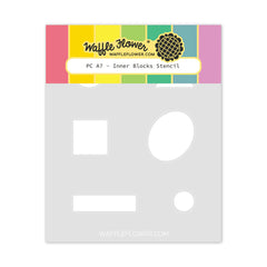 Postage Collage A7 Inner Blocks Stencil