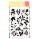 Postage Collage Herb Silhouettes Stamp Set