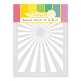 Sunburst Stencil for A2 A6 A7