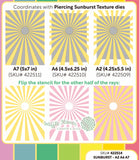 Sunburst Stencil for A2 A6 A7