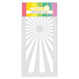 Sunburst Stencil for Slimline & Mini Slimline