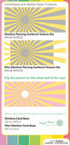 Sunburst Stencil for Slimline & Mini Slimline