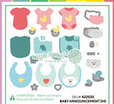 Baby Announcement Die