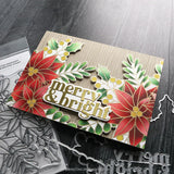 Winter Greenery Background Stamp (6 x 6)