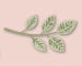 Couches de contour de feuilles de rose