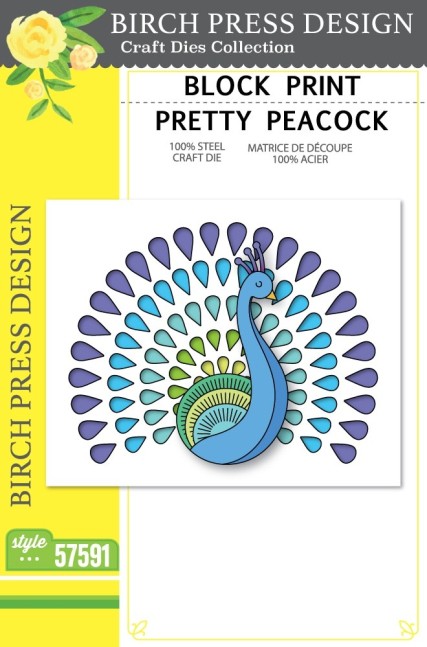 Block Print Pretty Peacock