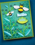 Block Print Stems ad Berries