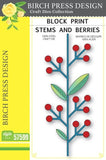 Block Print Stems ad Berries