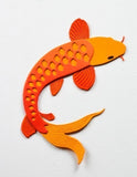Block Print Elegant Koi