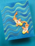 Block Print Koi Duo