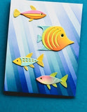 Block Print Pond Fish