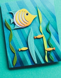 Block Print Angelfish