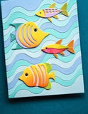 Block Print Angelfish