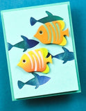 Block Print Pond Fish