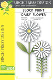 Block Print Daisy Flower