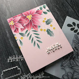 Winter Greenery Background Stencil Pack (5 qty; 6 x 6)