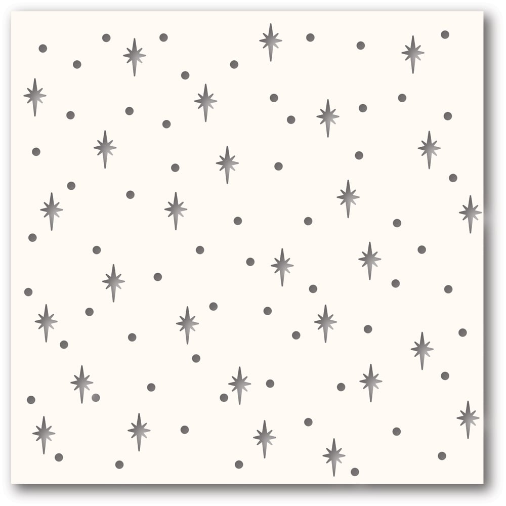 Starlight Snow Stencil