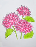 Dahlia Stems Stencil Set