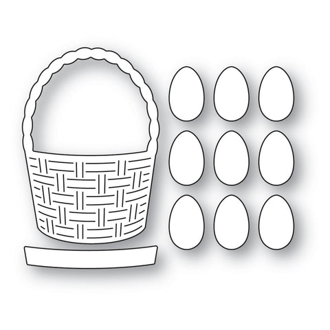 Woven Basket of Eggs