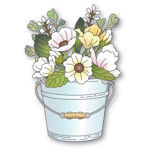 Garden Pail Bouquet