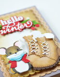 Fan Stitch Scalloped Frames